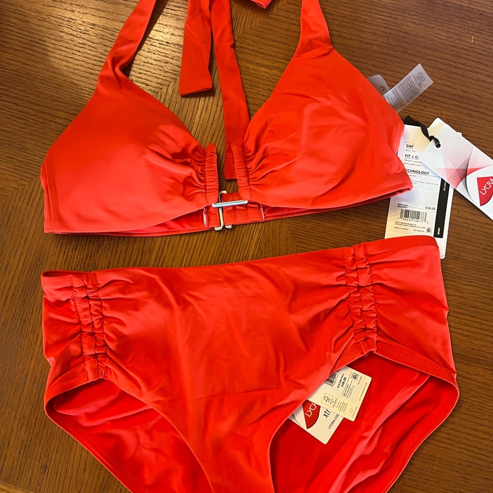 Calia Women's Red Bikini Set